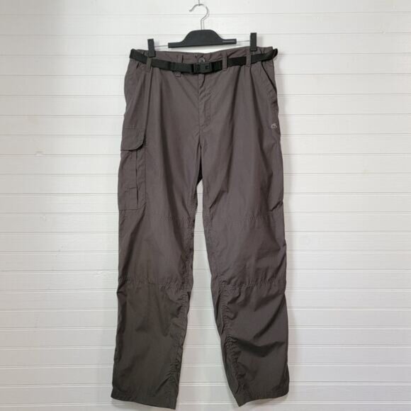 Craghoppers Kiwi Classic Pants in Black Pepper Men Size 36" Cargo Gorpcore - Picture 1 of 8